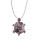 Gros tortue tortue Rhodochrosite pendentif en pierre